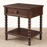 Zavior Beckett Brown Nightstand thumbnail 1