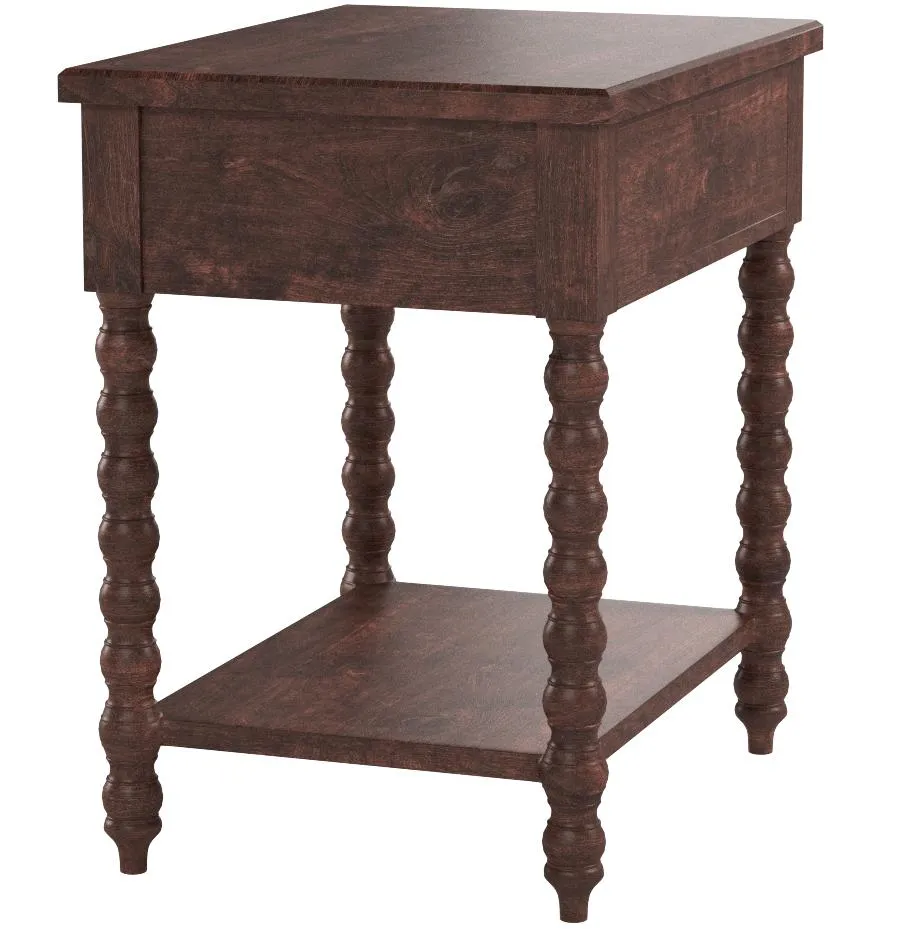 Zavior Beckett Brown Nightstand