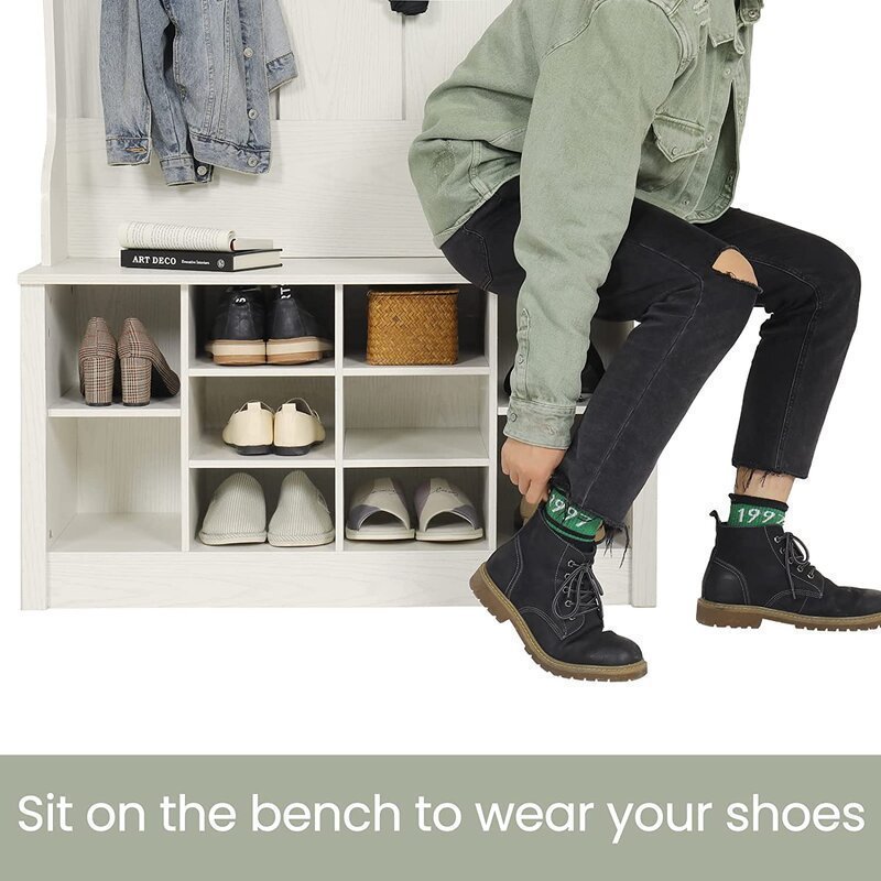 Hall Tree With Storage Bench - product image 4
