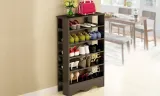Five Tier Wooden Shoe Cabinet thumbnail 4