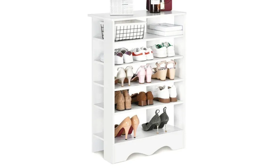 Five Tier Wooden Shoe Cabinet - product image 1