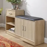 Hallway Shoe Bench with Storage thumbnail 2
