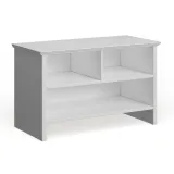 White Ivory Wood Shoe Bench thumbnail 3