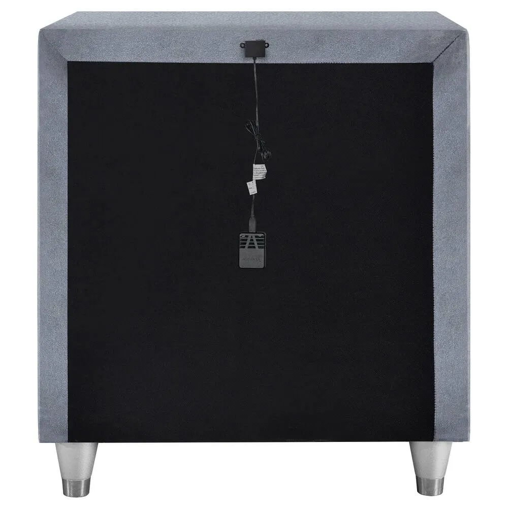 Zavior Antonella 3-Drawer Upholstered Nightstand