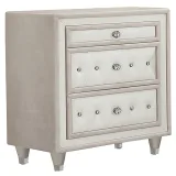 Zavior Antonella 3-Drawer Upholstered Nightstand thumbnail 11