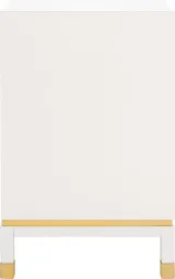 Zavior Baskin 3-Drawer Nightstand Accent Table thumbnail 7