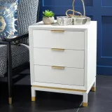 Zavior Baskin 3-Drawer Nightstand Accent Table thumbnail 5