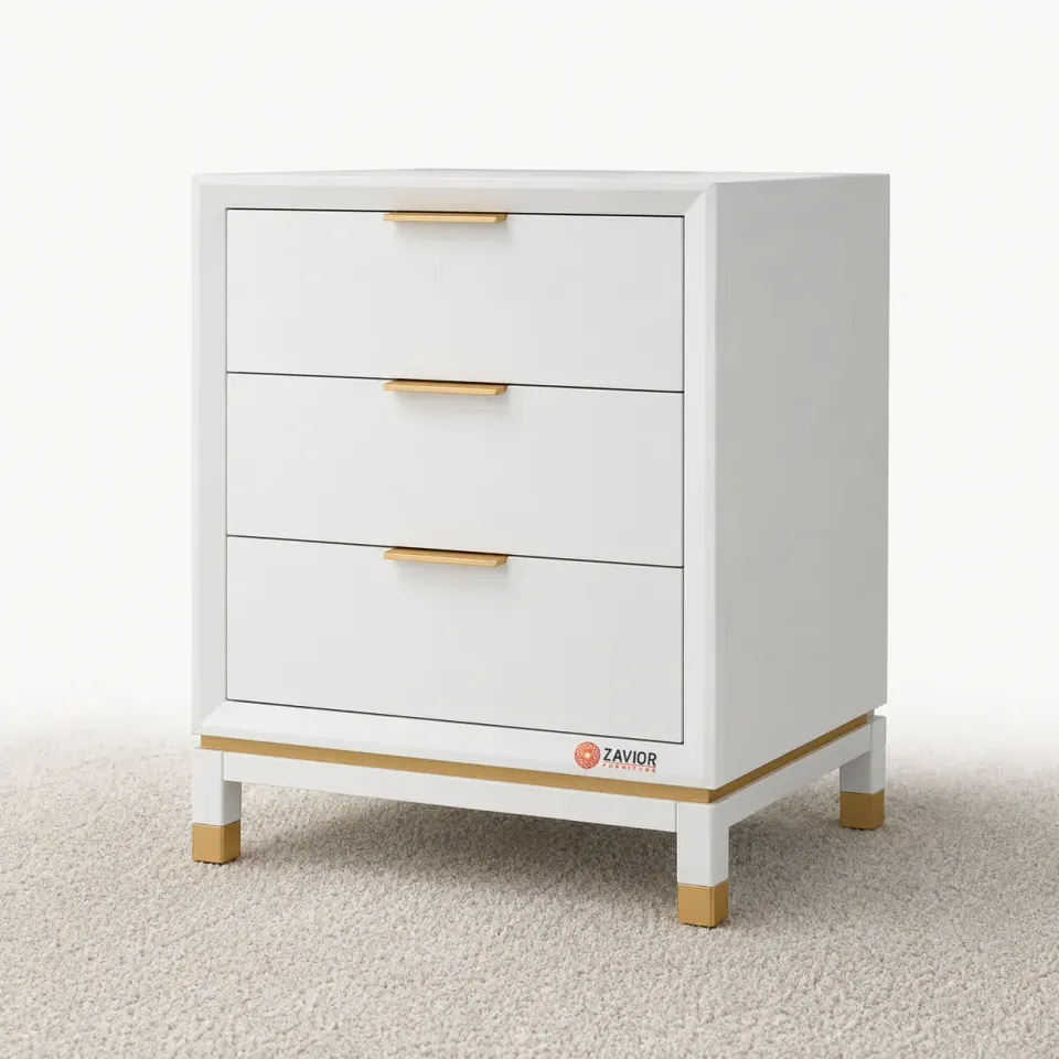 Zavior Baskin 3-Drawer Nightstand Accent Table - product image 2
