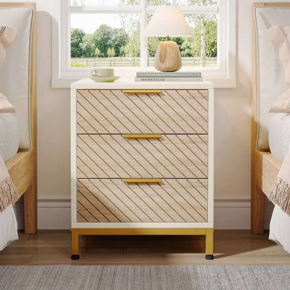 Zavior 3-Drawer Bedroom Nightstand - product image 6