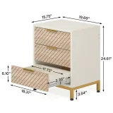 Zavior 3-Drawer Bedroom Nightstand thumbnail 8