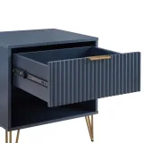 Zavior Dumbo Mid Century 1 Drawer Nightstand Set of 2 thumbnail 10