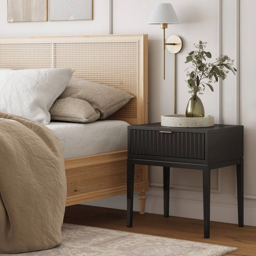 Zavior Jasper Mid-Century Modern Nightstand