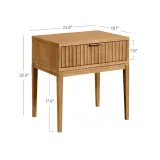 Zavior Jasper Mid-Century Modern Nightstand thumbnail 13