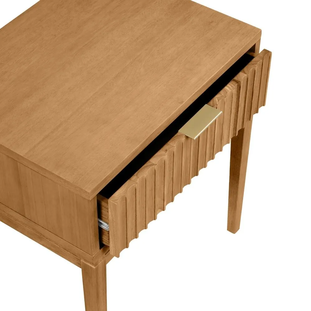 Zavior Jasper Mid-Century Modern Nightstand