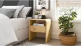 Zavior Musehome Modern Wood Nightstand thumbnail 3