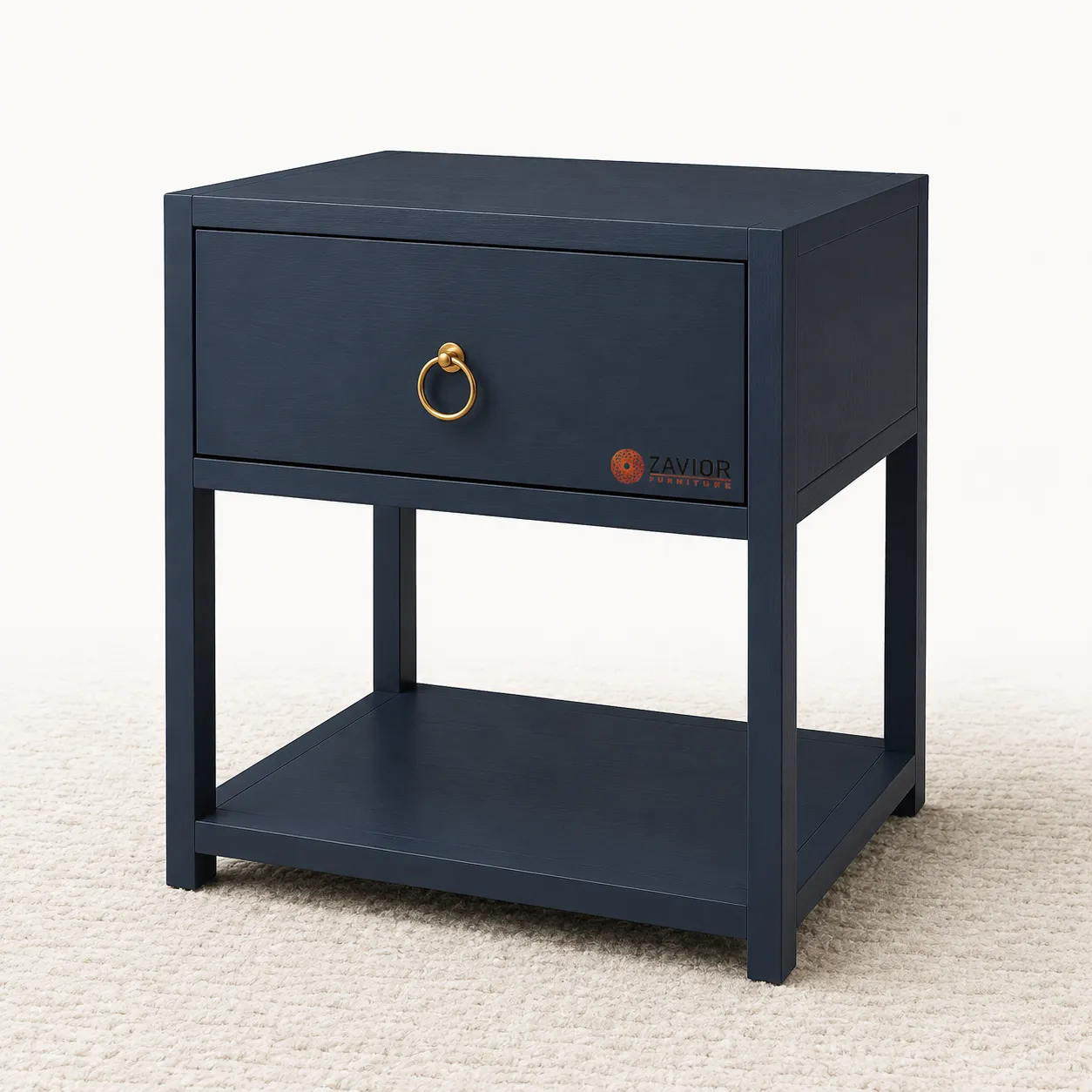 Zavior Yudi 1-Drawer 1-Shelf Accent Table Nightstand
