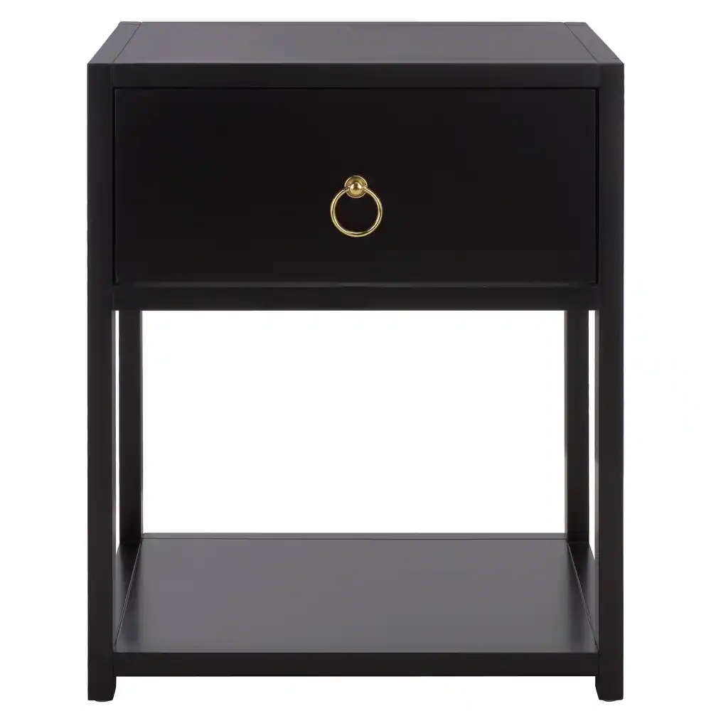 Zavior Yudi 1-Drawer 1-Shelf Accent Table Nightstand