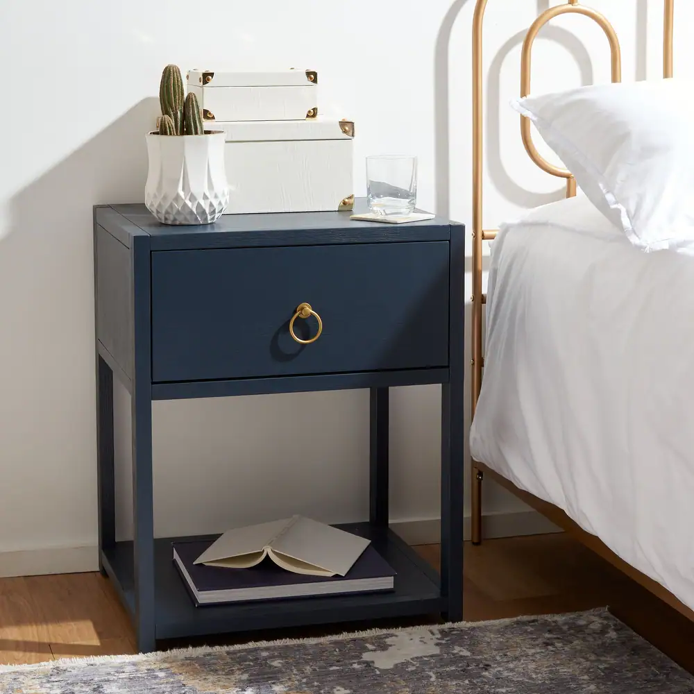 Zavior Yudi 1-Drawer 1-Shelf Accent Table Nightstand