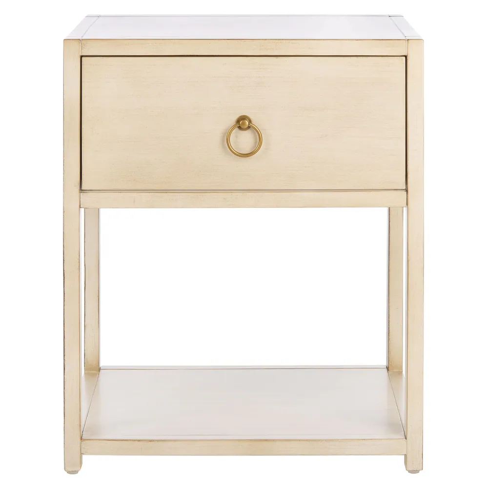 Zavior Yudi 1-Drawer 1-Shelf Accent Table Nightstand