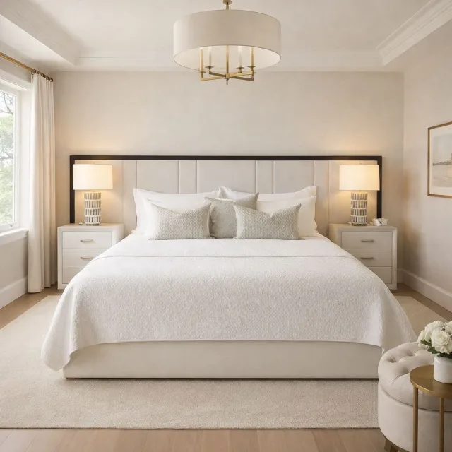Verona Panel Bed With Side Tables