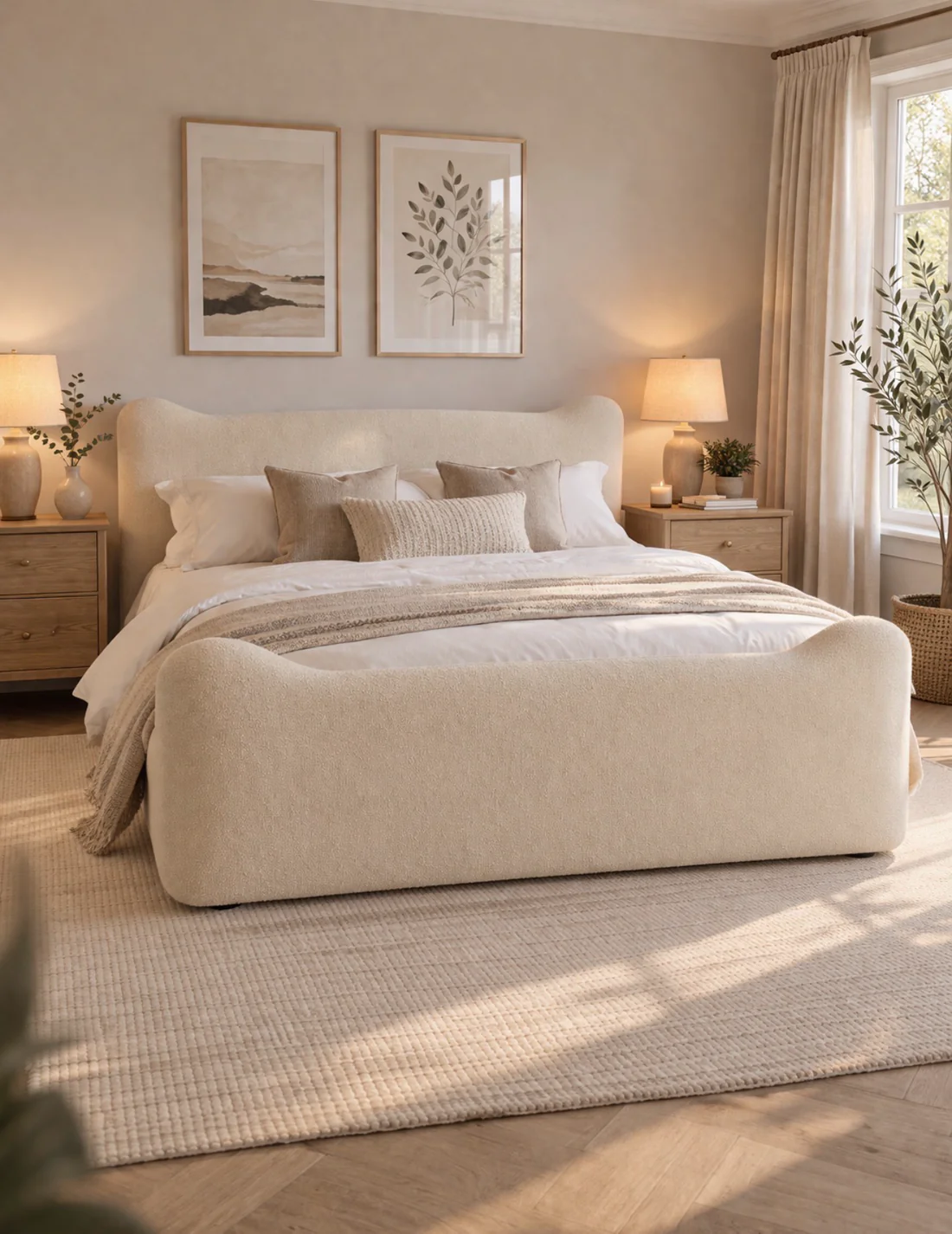 Haven Bouclé Bed - product image 3