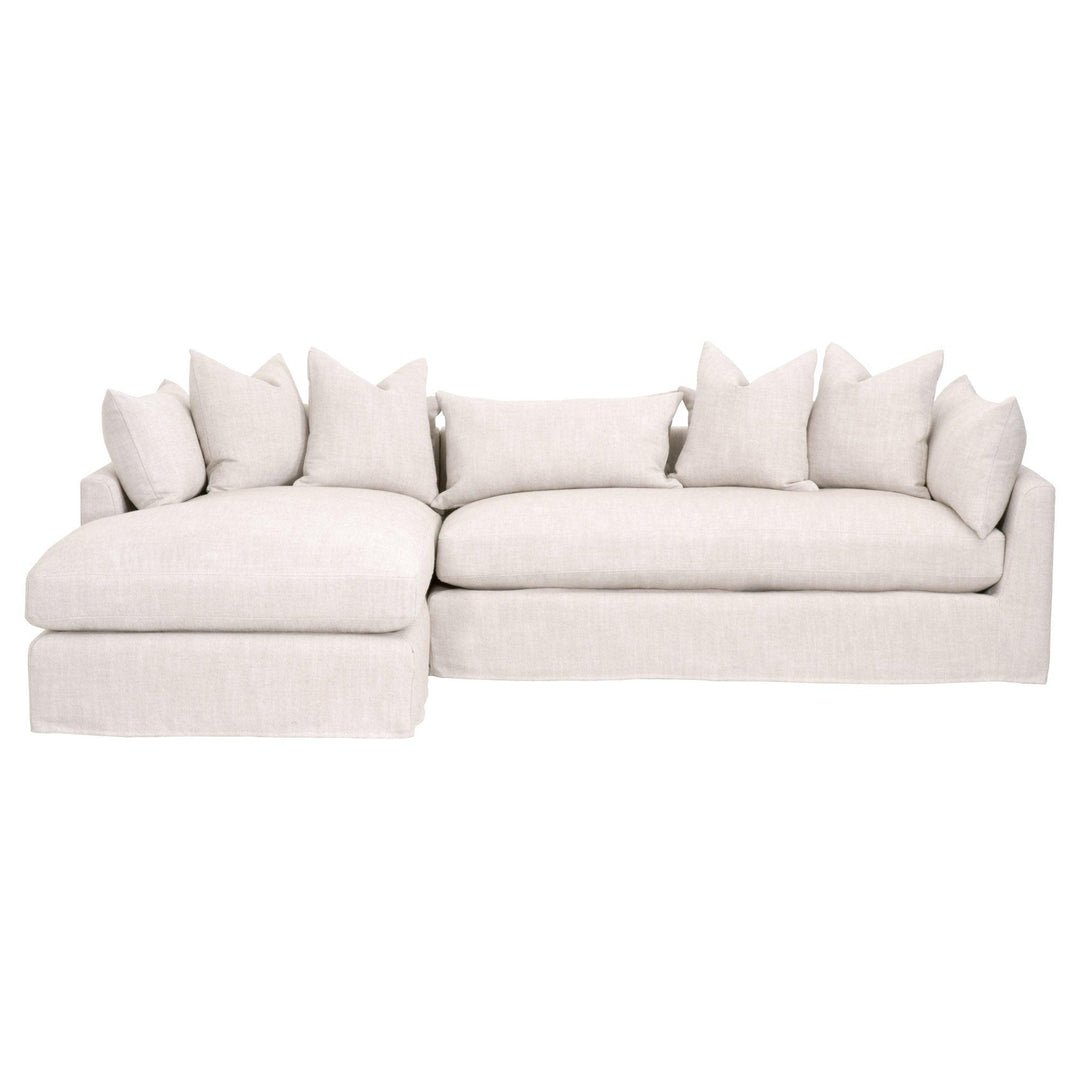 Brighton Right-Facing Slipcovered Sectional Sofa - product image 2