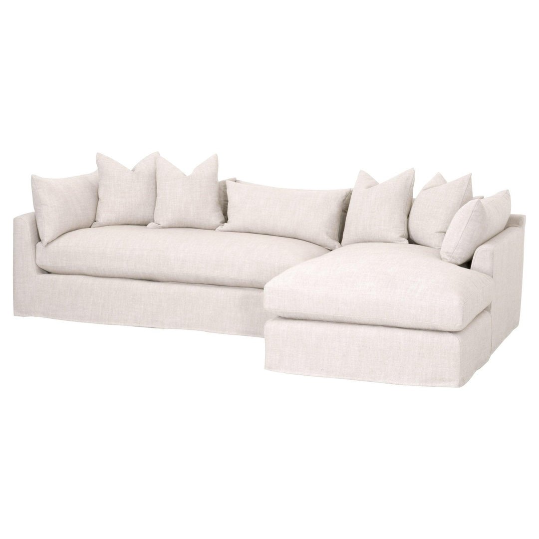Brighton Right-Facing Slipcovered Sectional Sofa - product image 5