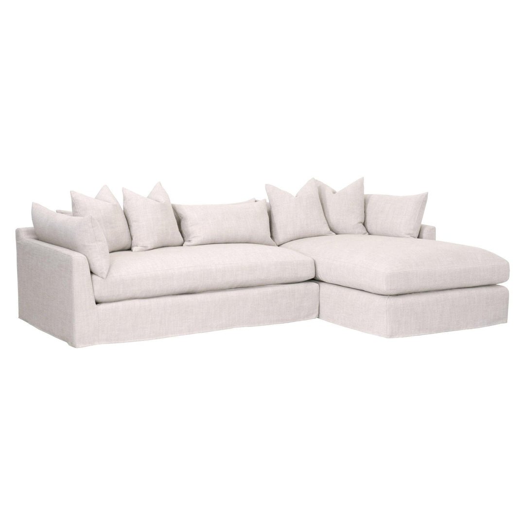 Brighton Right-Facing Slipcovered Sectional Sofa - product image 4