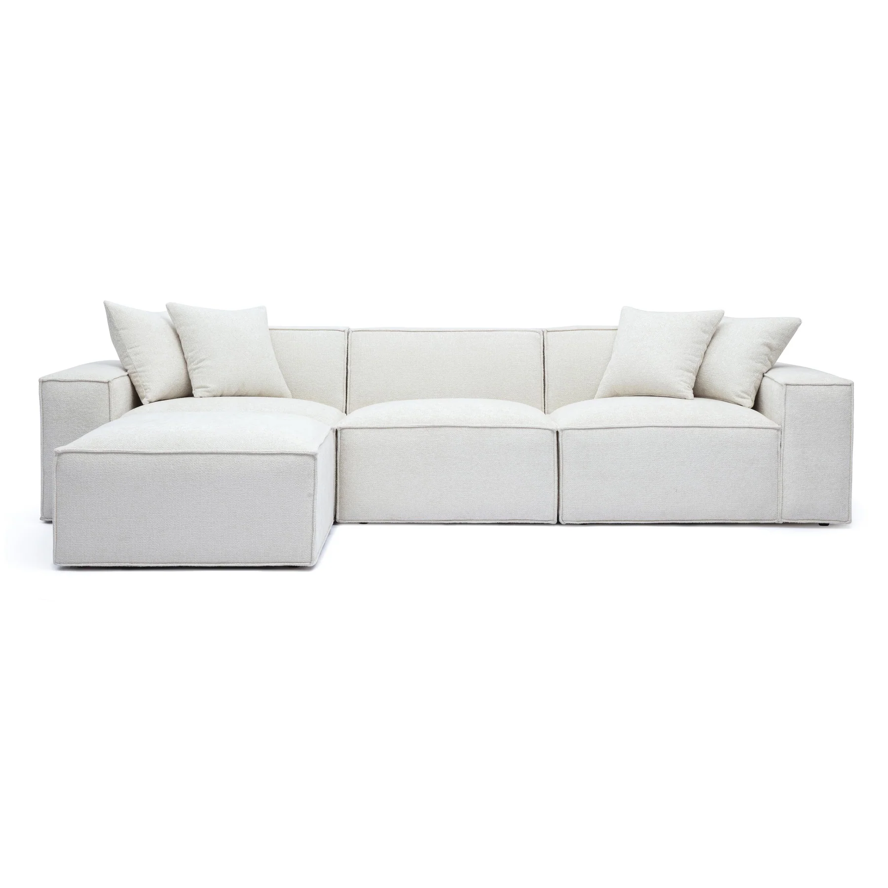 Monroe Velvet Right-Hand Sectional Sofa - product image 5