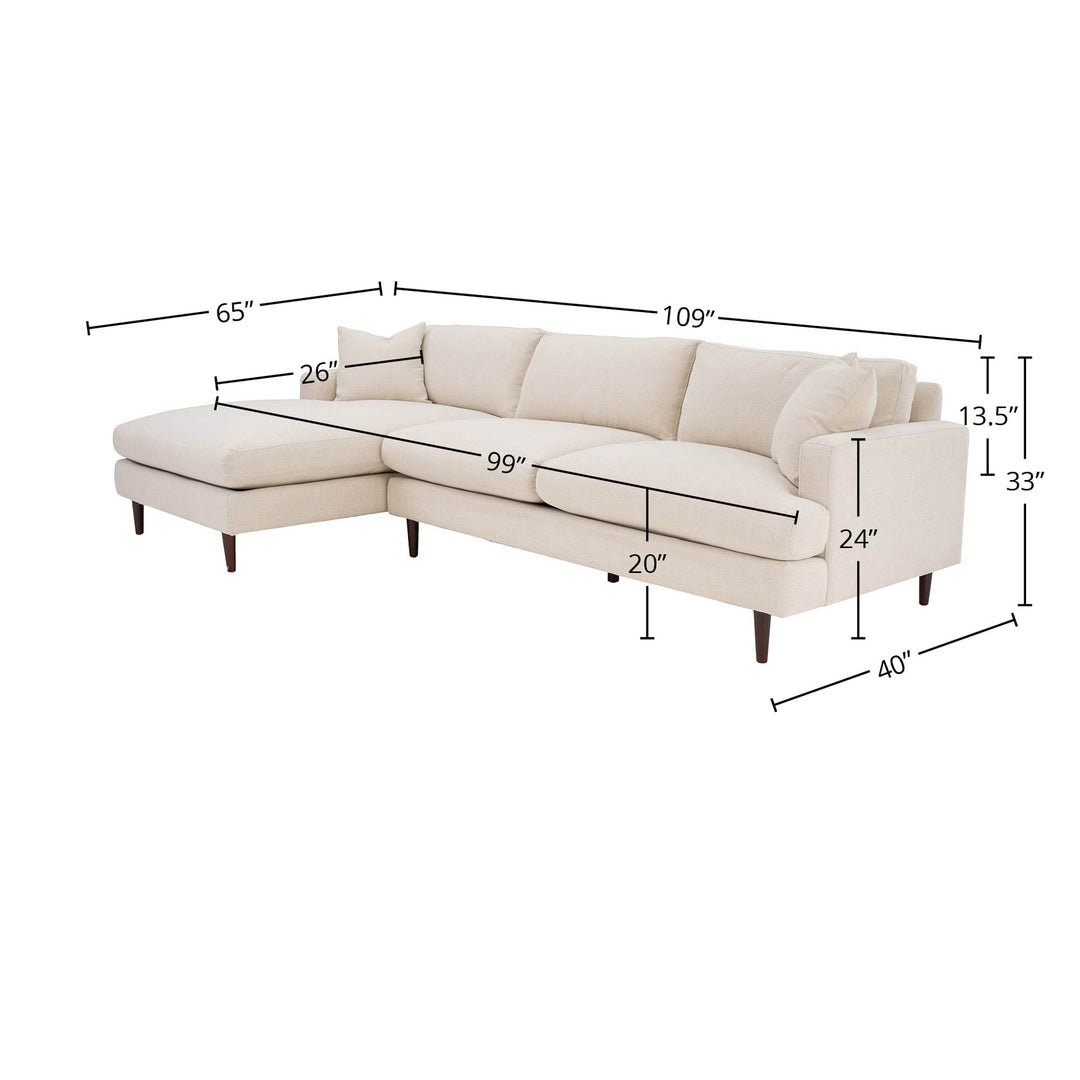 Ashton Reversible Chaise Sectional Sofa - product image 4