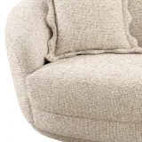 Aria Two-Tone Bouclé Sectional Sofa thumbnail 2