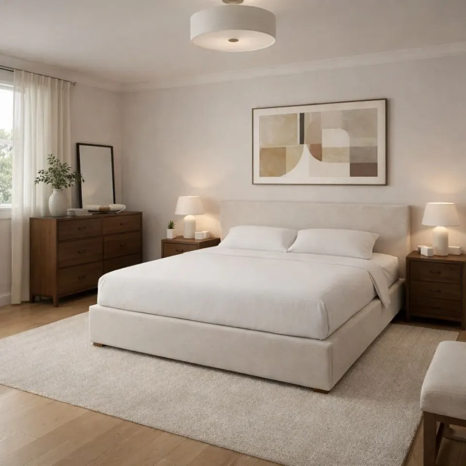 Elara Upholstered Bed - product image 1