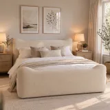 Haven Bouclé Bed thumbnail 1