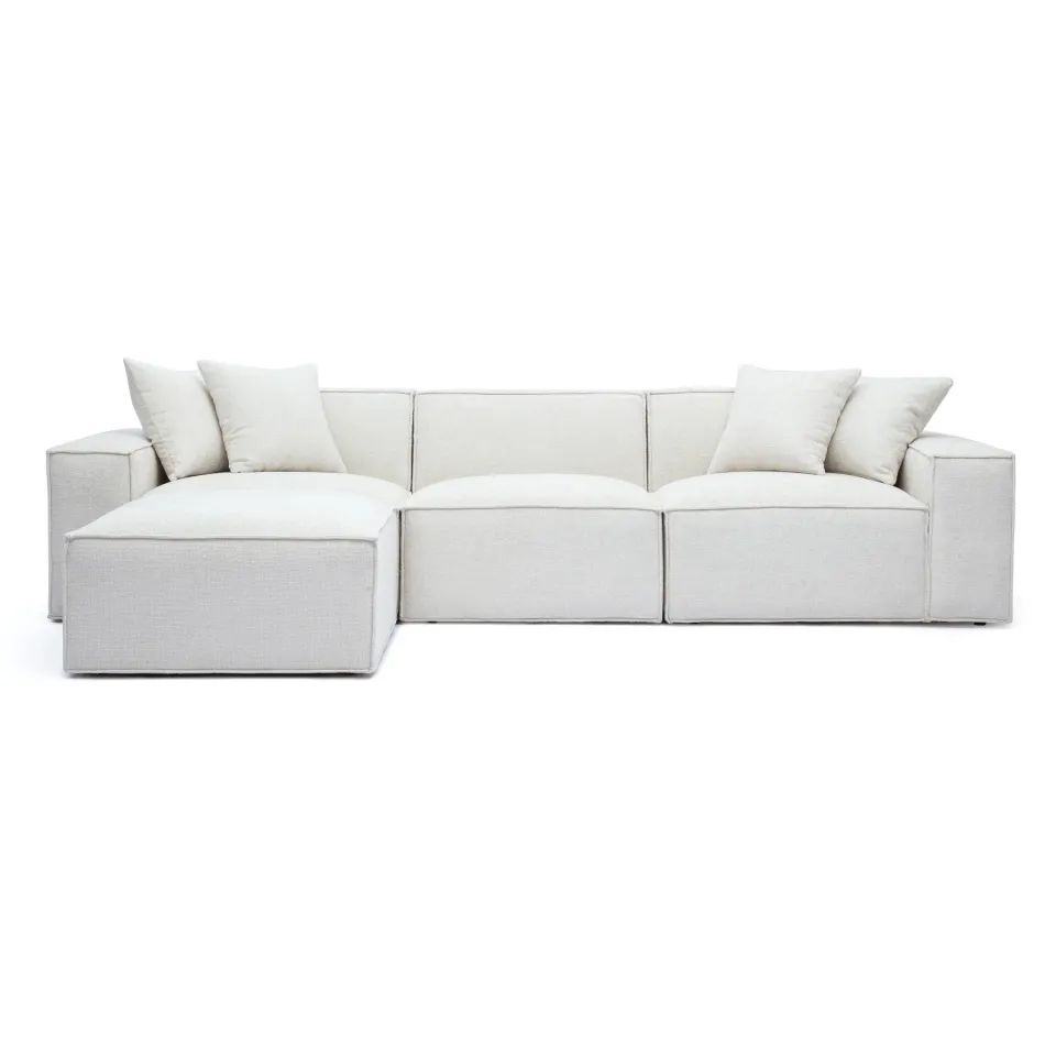 Monroe Velvet Right-Hand Sectional Sofa - product image 5