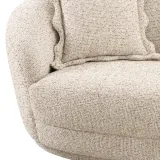 Aria Two-Tone Bouclé Sectional Sofa thumbnail 2