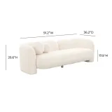 Amelie Faux Fur Sofa thumbnail 2