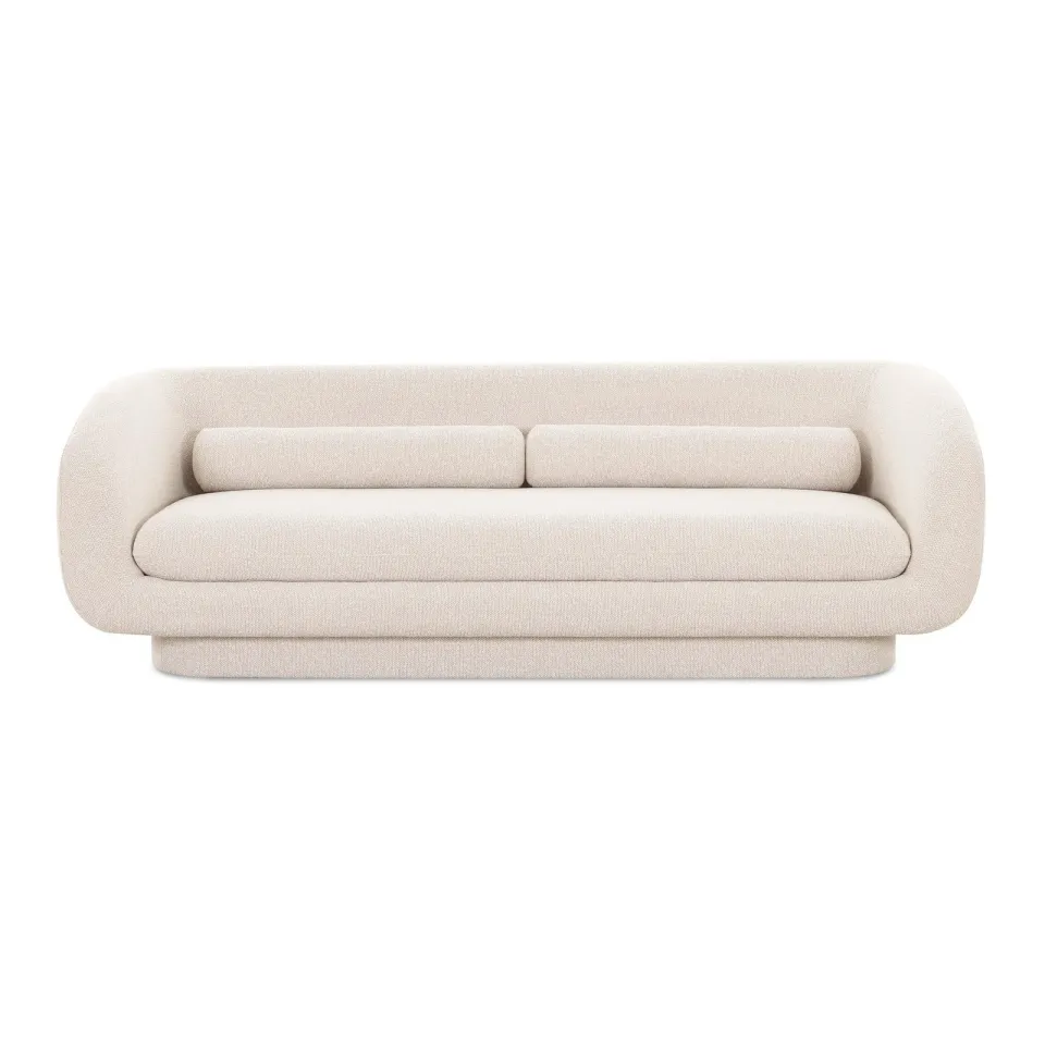 Simone Cream Boucle Sofa. - product image 3