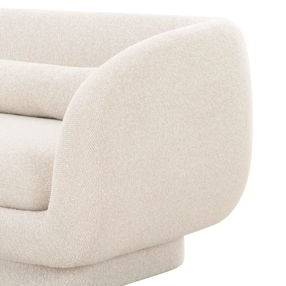 Simone Cream Boucle Sofa. - product image 4