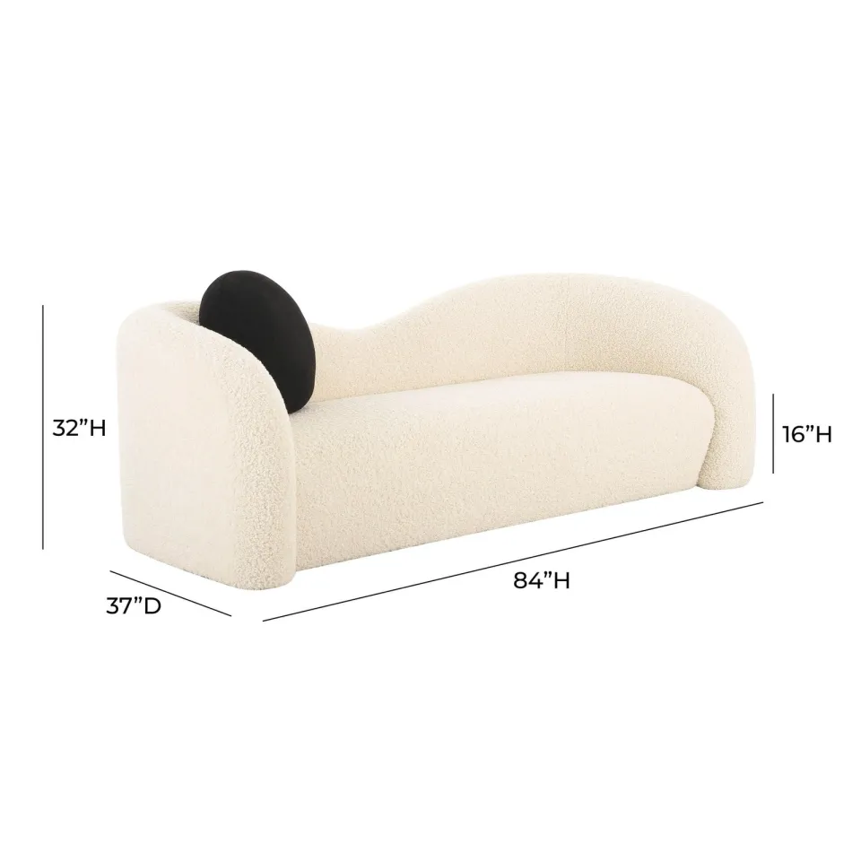 Siena Shearling Sofa - product image 4
